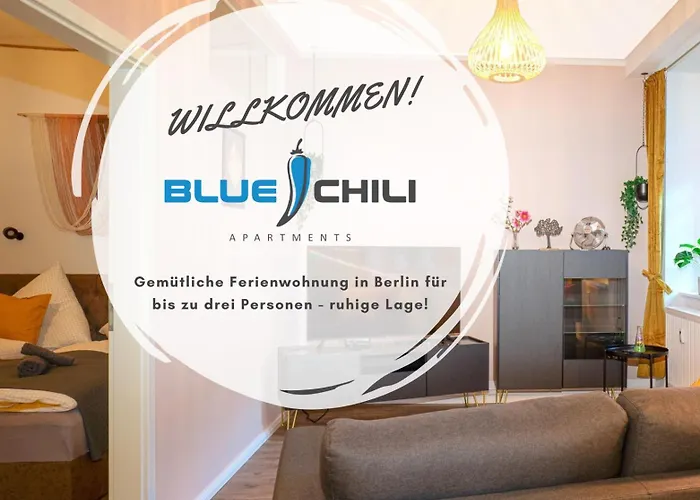 Blue Chili 32 - Stadtwohnung Für 3 Modern Zentral Karlshorst Wlan *